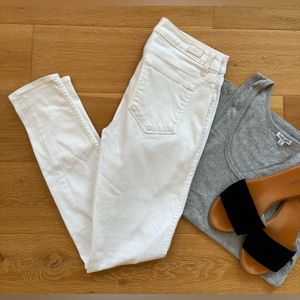 PAIGE White Skinny Jeans